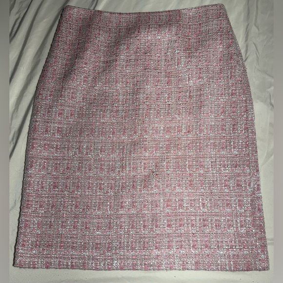 Talbots Pink Tweed Skirt - Picture 1 of 12